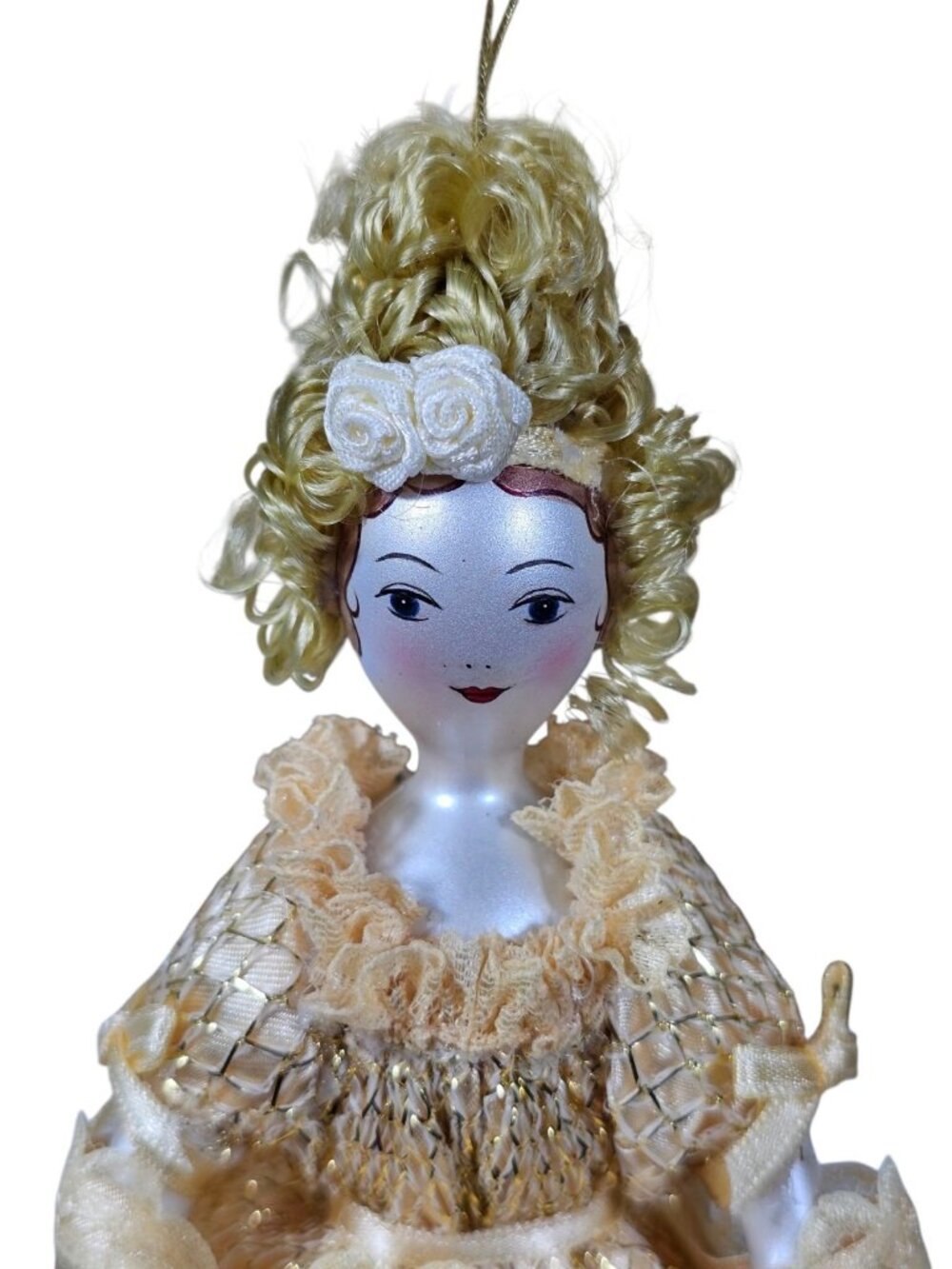 Kurt S. Adler The Mystique Collection Glass Ornament 8" Lady Victorian Dress VTG - Picture 5 of 9